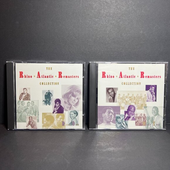 Rhino Atlantic Remasters 1992 2 Disc CD Promo Sampler Pack w/ Cardboard Sleeve - Picture 2 of 9